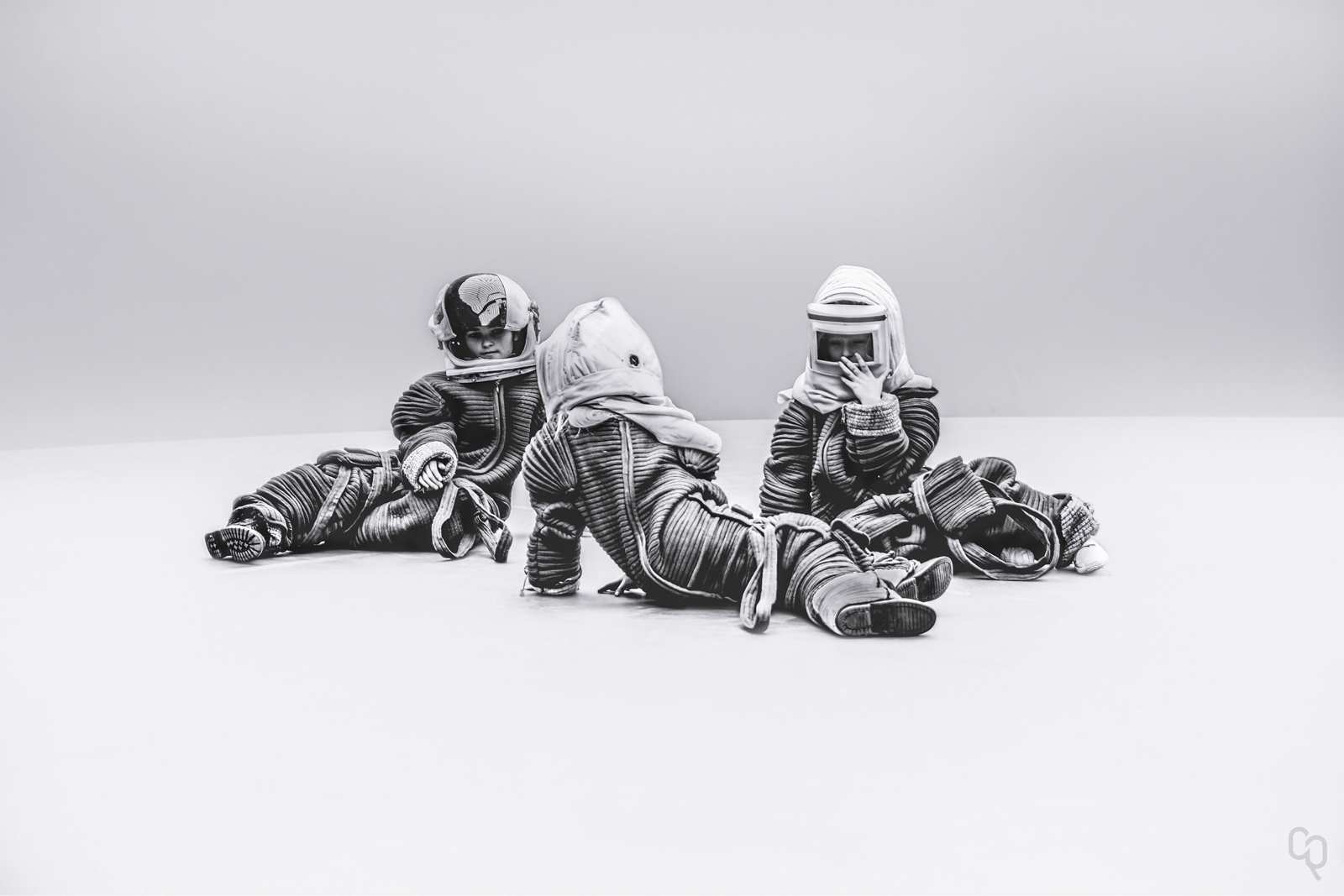 Blank Space: Black and White Astronaut Portraits by Robert Cybulski