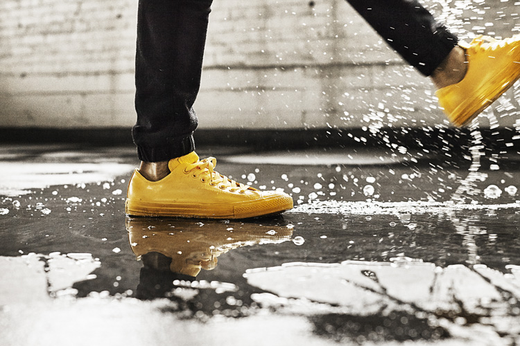 converse all star rubber yellow