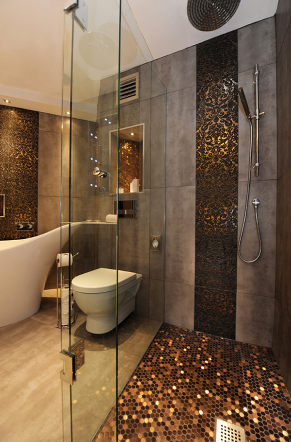 Create A Feeling Of Bathroom Space Floor To Ceiling Shower Tile
