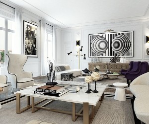 Raf Simons Home In Belgium Glamorous Apartment In Paris