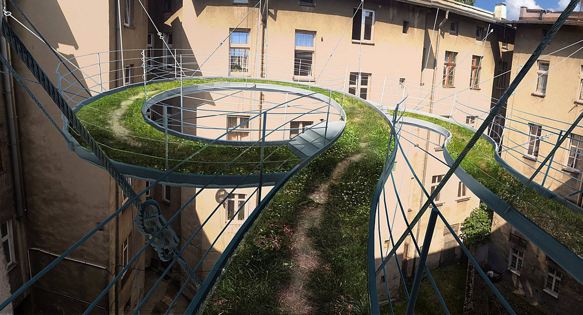 Walk-on balcony / zalewski architecture group - architecture.